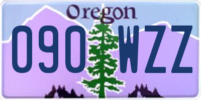 OR license plate 090WZZ