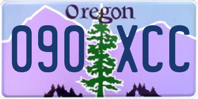 OR license plate 090XCC