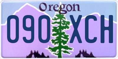 OR license plate 090XCH