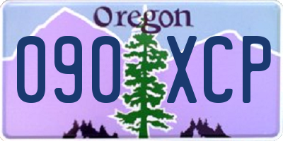 OR license plate 090XCP