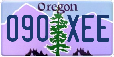 OR license plate 090XEE