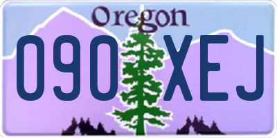 OR license plate 090XEJ