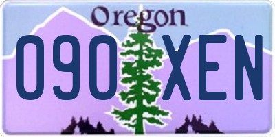 OR license plate 090XEN