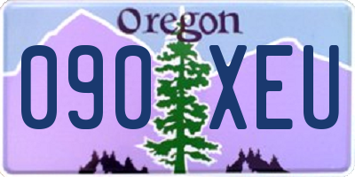 OR license plate 090XEU