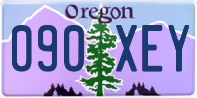 OR license plate 090XEY