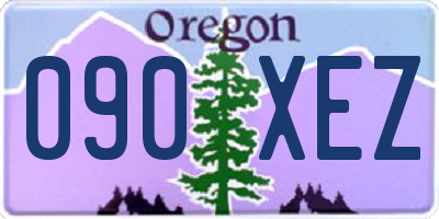 OR license plate 090XEZ