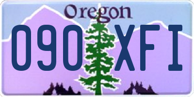 OR license plate 090XFI