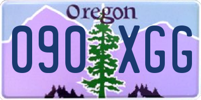 OR license plate 090XGG