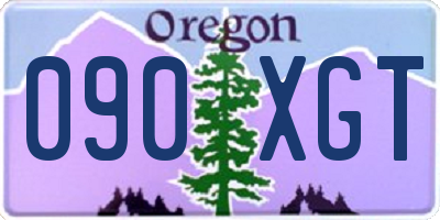 OR license plate 090XGT