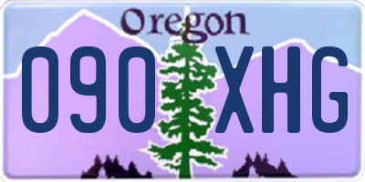 OR license plate 090XHG