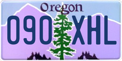 OR license plate 090XHL