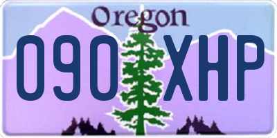 OR license plate 090XHP