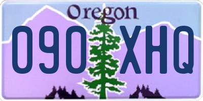 OR license plate 090XHQ