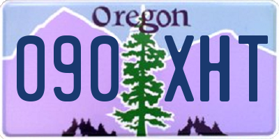 OR license plate 090XHT