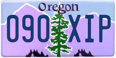 OR license plate 090XIP