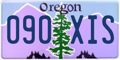 OR license plate 090XIS
