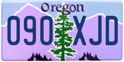 OR license plate 090XJD
