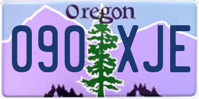 OR license plate 090XJE