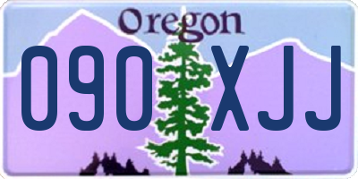 OR license plate 090XJJ