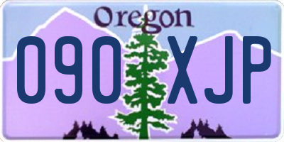OR license plate 090XJP