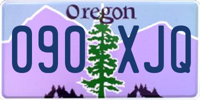 OR license plate 090XJQ