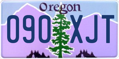 OR license plate 090XJT