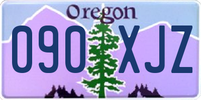 OR license plate 090XJZ