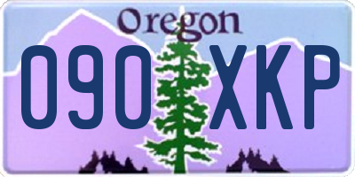 OR license plate 090XKP