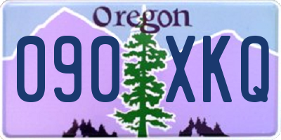 OR license plate 090XKQ