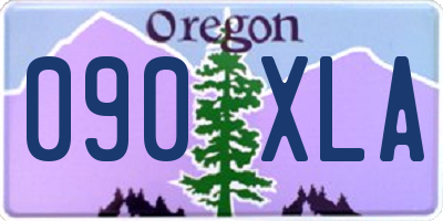 OR license plate 090XLA