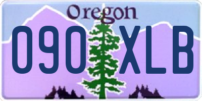 OR license plate 090XLB