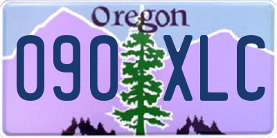 OR license plate 090XLC