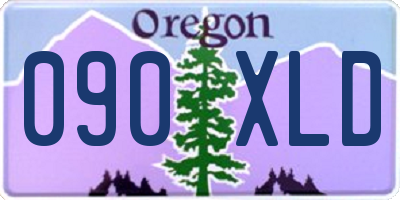OR license plate 090XLD
