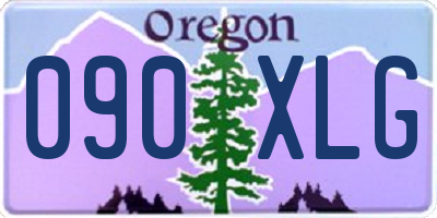 OR license plate 090XLG