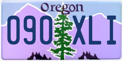 OR license plate 090XLI