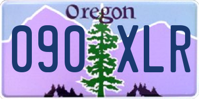 OR license plate 090XLR