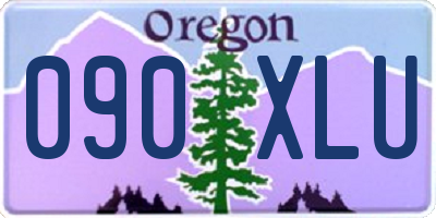 OR license plate 090XLU