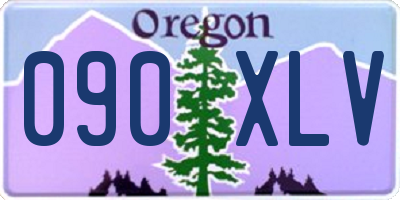 OR license plate 090XLV