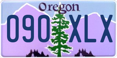 OR license plate 090XLX