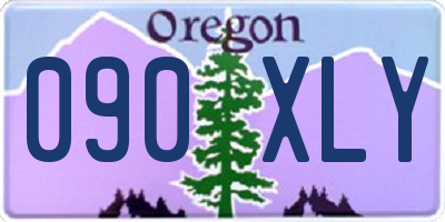 OR license plate 090XLY