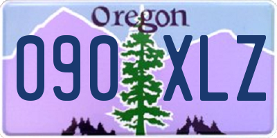 OR license plate 090XLZ
