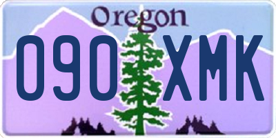 OR license plate 090XMK