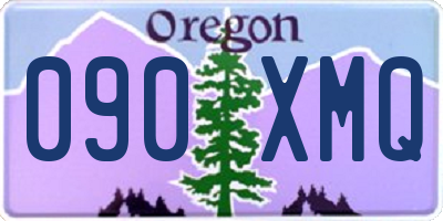 OR license plate 090XMQ