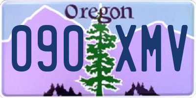 OR license plate 090XMV