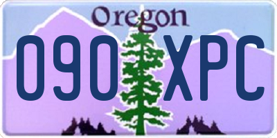 OR license plate 090XPC