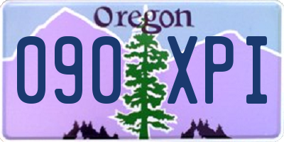 OR license plate 090XPI