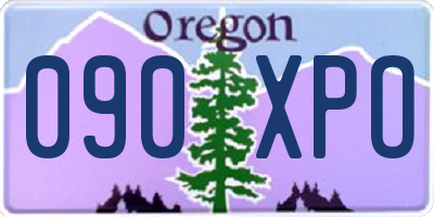OR license plate 090XPO
