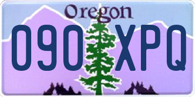 OR license plate 090XPQ