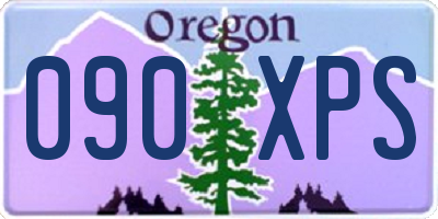 OR license plate 090XPS