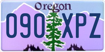 OR license plate 090XPZ